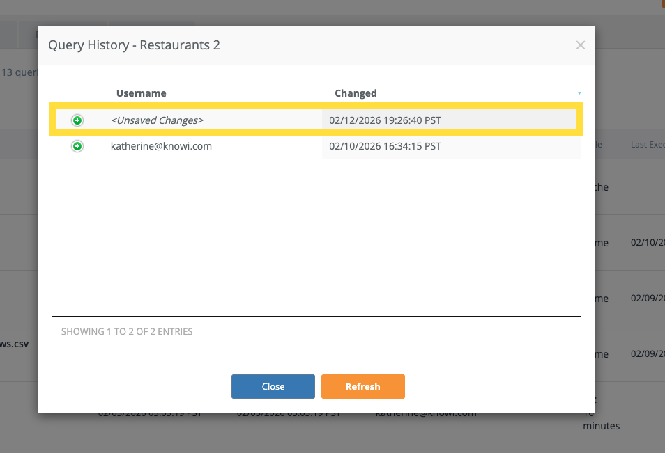 query draft